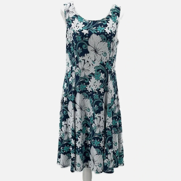 Perceptions NY 2 Tank Style Floral Dress & Peplum Jacket - 2 Piece Set - Medium - Picture 4 of 9